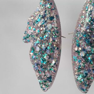 Precious Glitter Wing Earrings